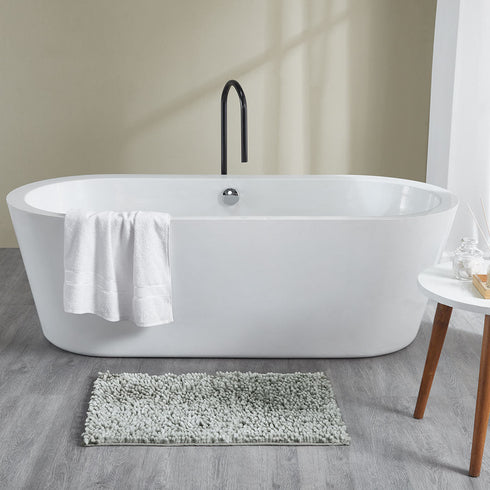 Glaze Silver Bathmat